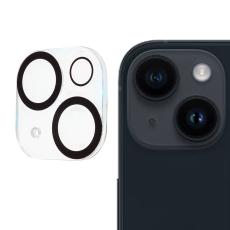 iPhone 15 / 15 Plus Linsskydd 3D H&auml;rdat Glas Transparent