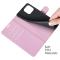  iPhone 13 Pro Fodral Litchi Läder Ljus Rosa