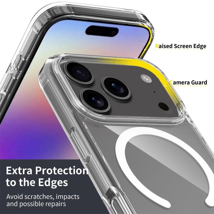 Bild 6,  iPhone 18 Pro / 17 Pro Skal MagSafe TPU Transparent