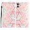  Samsung Galaxy A07 Fodral Med Tryck Rosa Marmor
