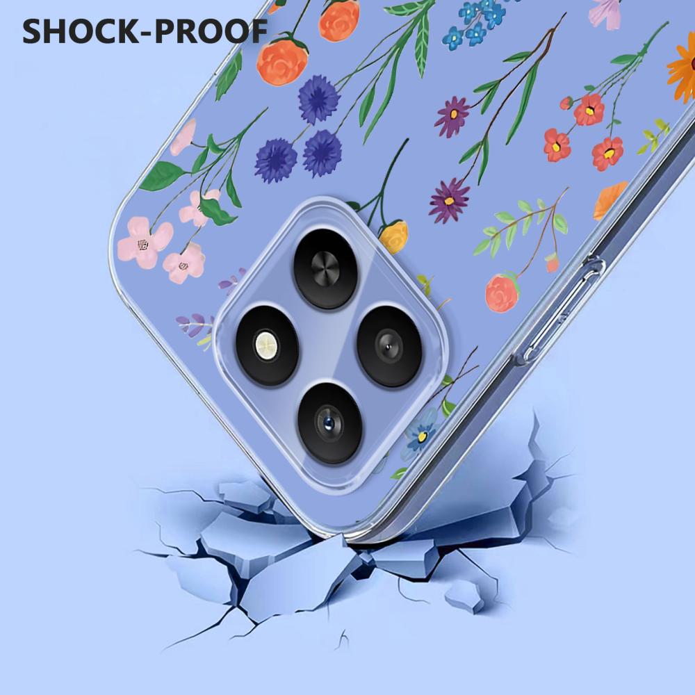  Honor 400 Smart Skal Med Tryck Blommor
