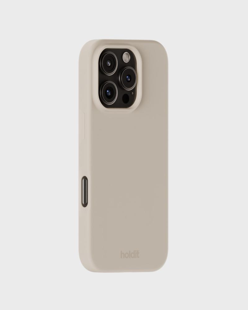 holdit holdit iPhone 16 Pro Mobilskal Silikon Ljus Beige