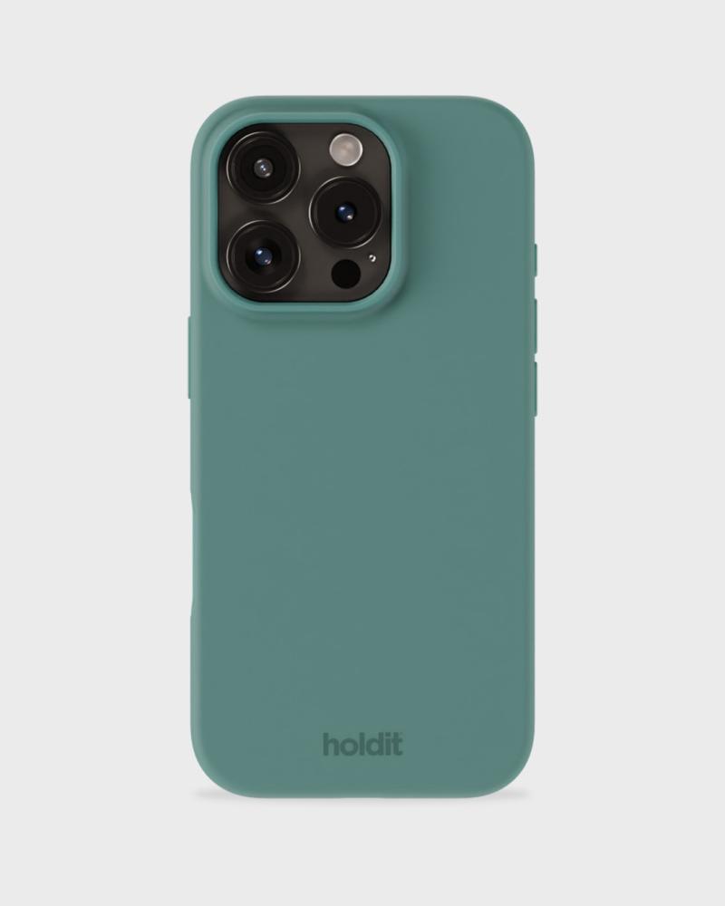 holdit holdit iPhone 16 Pro Mobilskal Silikon Moss Green