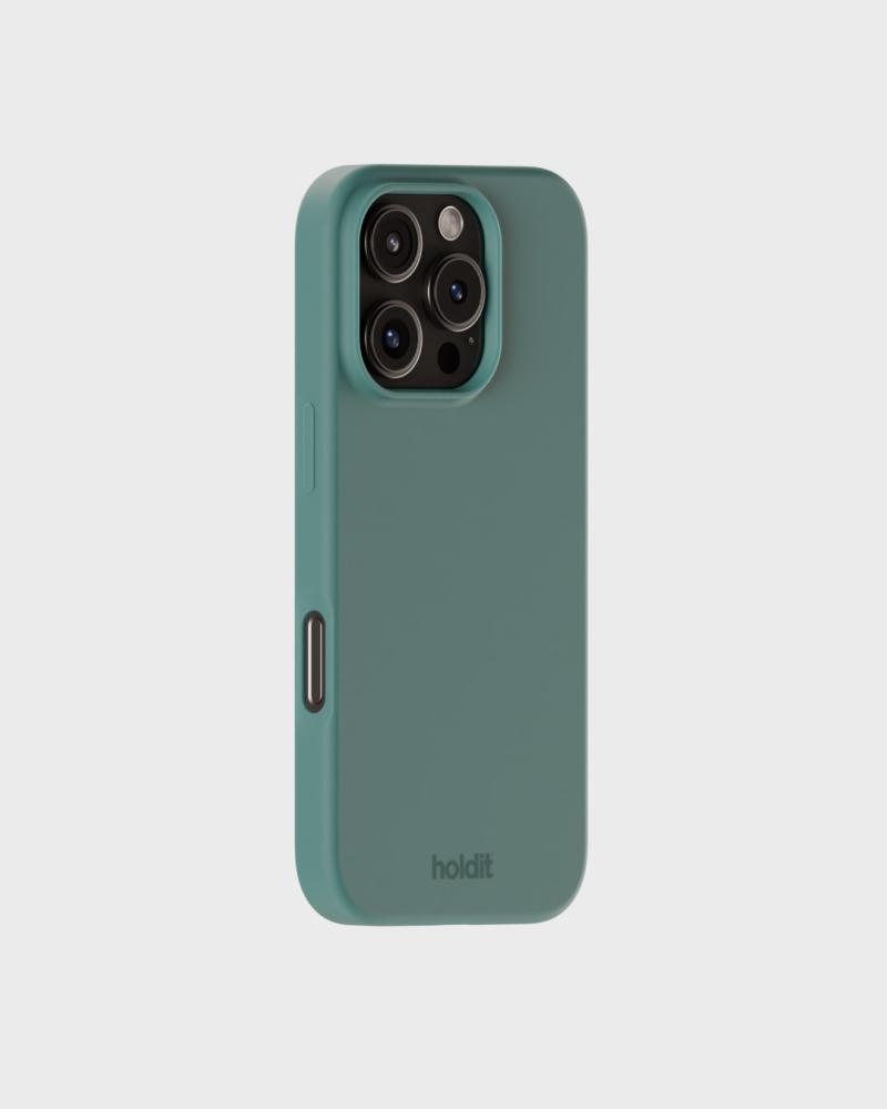 holdit holdit iPhone 16 Pro Mobilskal Silikon Moss Green