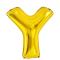  Bokstavsballong Y 70 cm Guld