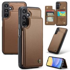 CASEME CASEME Samsung Galaxy A16 Skal RFID Kickstand Pl&aring;nbok Brun