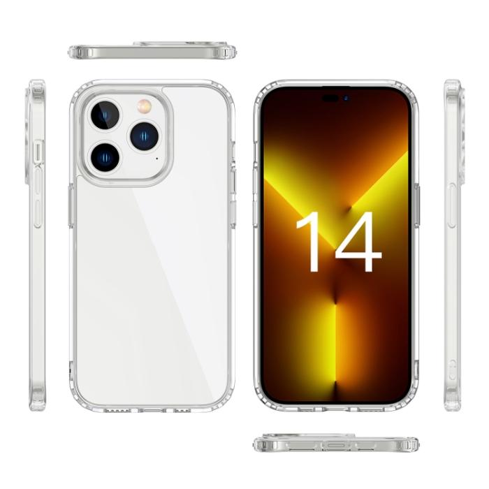 Bild 2,  iPhone 14 Pro Skal Shockproof Akryl/TPU Transparent