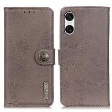 KHAZNEH KHAZNEH Sony Xperia 10 VI L&auml;der Fodral Khaki