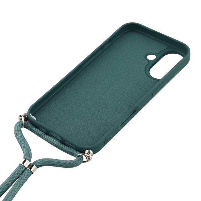 Bild 5,  iPhone 17 Skal TPU Med Mobilsnöre Grön