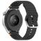  Klockarmband 20 mm Silikon Wave Design Svart