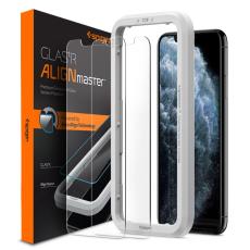 Spigen Spigen iPhone 11/ XR 2-PACK ALM Glas.tR Slim H&auml;rdat Glas
