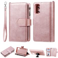  Samsung S20 - 2in1 Magnet Skal / Pl&aring;nboksfodral - Ros&eacute;guld