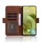  Motorola Moto G86 5G Fodral Med Avtagbart Kortfack Brun
