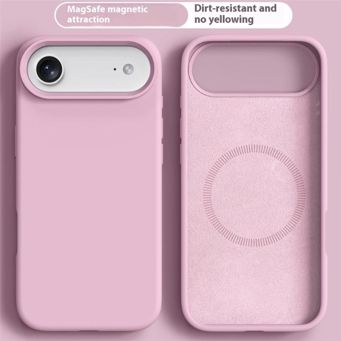 Bild 2,  iPhone Air Skal MagSafe Liquid Silikon Rosa