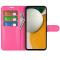  Samsung Galaxy A15 5G Fodral Litchi Läder Rosa