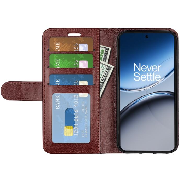 Bild 2,  OnePlus Nord 4 Fodral Crazy Horse Brun