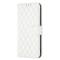  Samsung Galaxy S25 Ultra Fodral Diamond Läder Vit