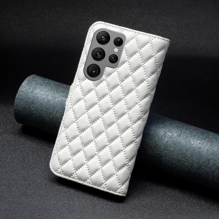 Bild 6,  Samsung Galaxy S25 Ultra Fodral Diamond Läder Vit