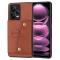  Xiaomi Redmi Note 12 Pro 5G Skal Läder Med Kortfack Och Magnet