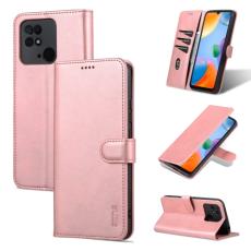 AZNS AZNS Xiaomi Redmi 10C Fodral L&auml;der Ros&eacute;guld