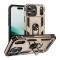  iPhone 17 Pro Skal Shockproof Hybrid Ring Guld