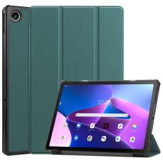  Lenovo Tab M10 Plus Gen 3 Fodral Tri-Fold M&ouml;rk Gr&ouml;n