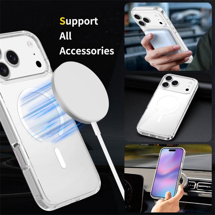 Bild 3,  iPhone 18 Pro Max / 17 Pro Max Skal MagSafe TPU Transparent