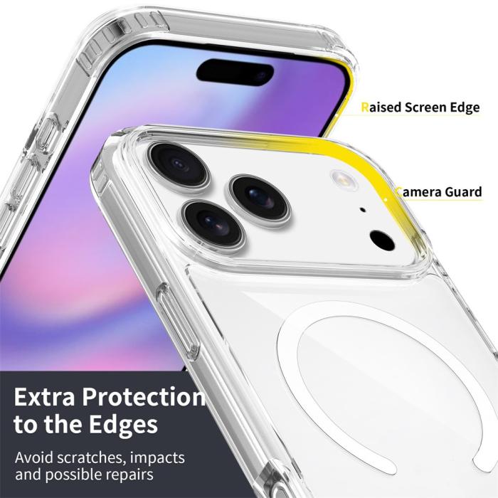 Bild 6,  iPhone 18 Pro Max / 17 Pro Max Skal MagSafe TPU Transparent