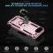  iPhone 17e / 16e Skal Shockproof Hybrid Ring Roséguld