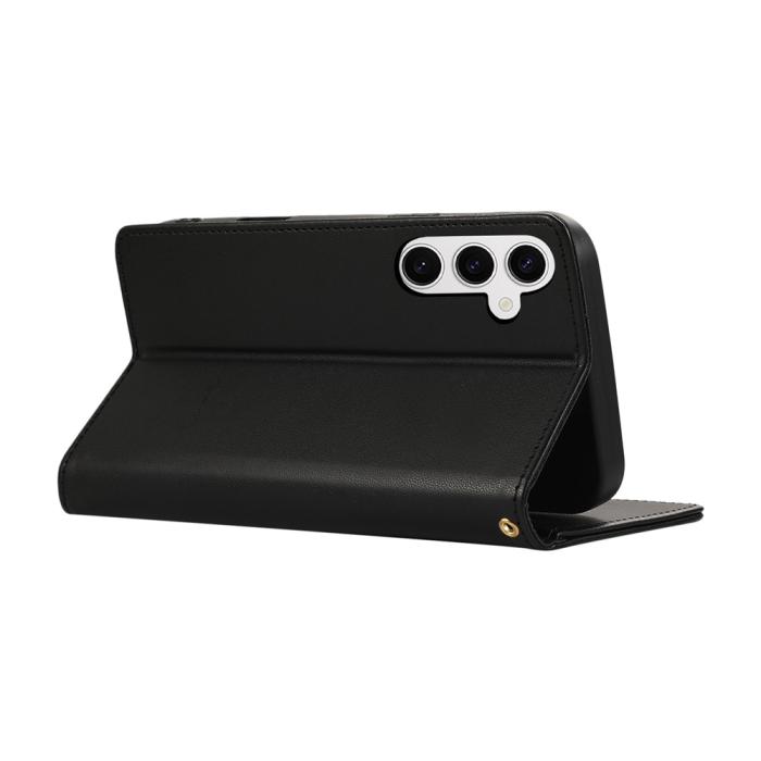 Bild 4,  Samsung Galaxy A37 5G Fodral RFID Rhombus Läder Svart