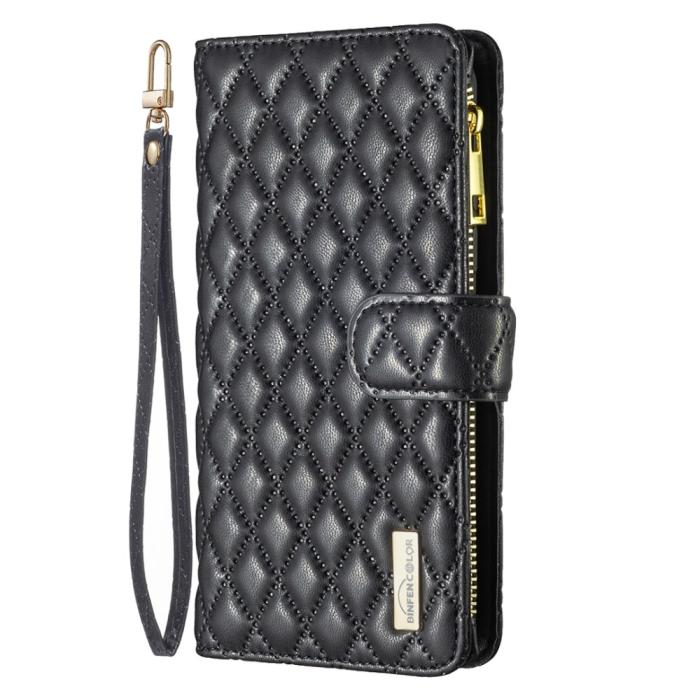 Bild 6, BINFEN BINFEN Galaxy A16 Fodral Diamond Multifunktionell Svart