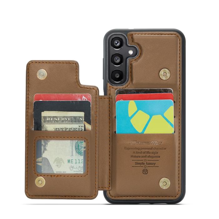 Bild 3, CASEME CASEME Samsung Galaxy A16 Skal RFID Kickstand Plånbok Brun