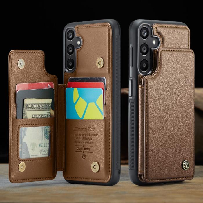 Bild 6, CASEME CASEME Samsung Galaxy A16 Skal RFID Kickstand Plånbok Brun