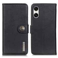 KHAZNEH KHAZNEH Sony Xperia 10 VI L&auml;der Fodral Svart