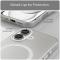  iPhone 16 Skal MagSafe Slim Matt Vit