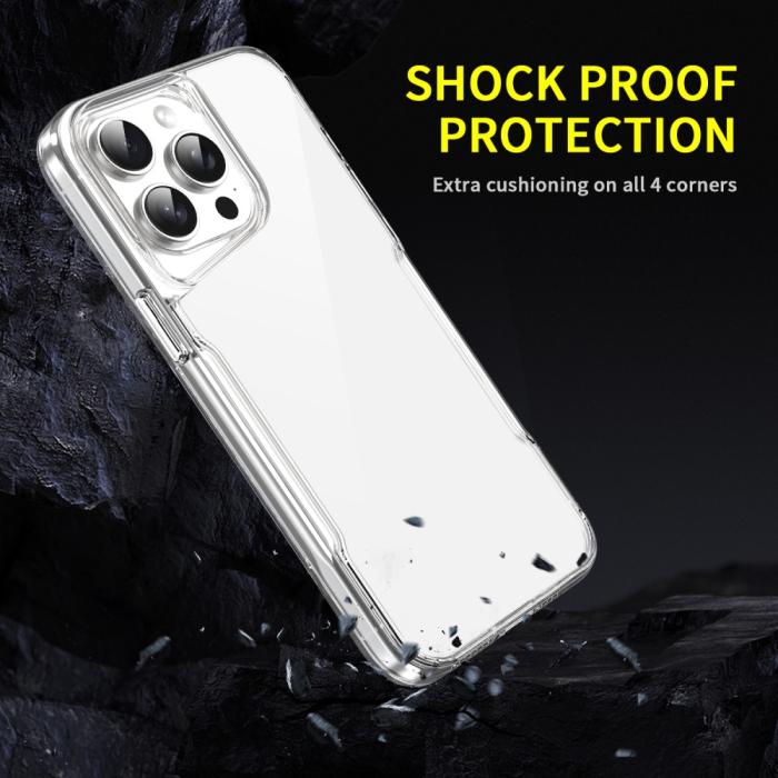 Bild 2,  iPhone 16 Pro Skal TPU/Akryl Transparent