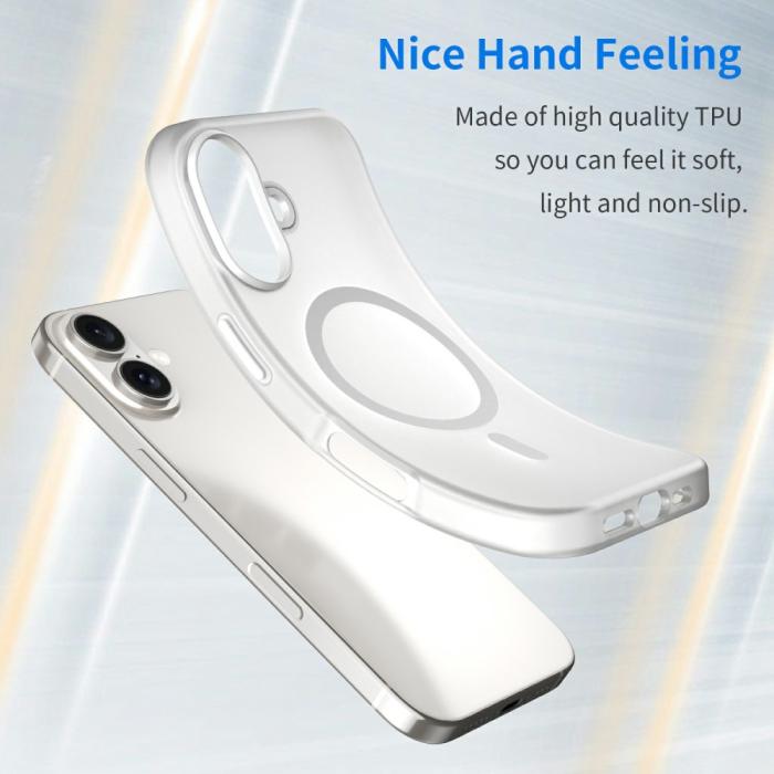 Bild 4,  iPhone 16 Skal MagSafe Slim Matt Vit