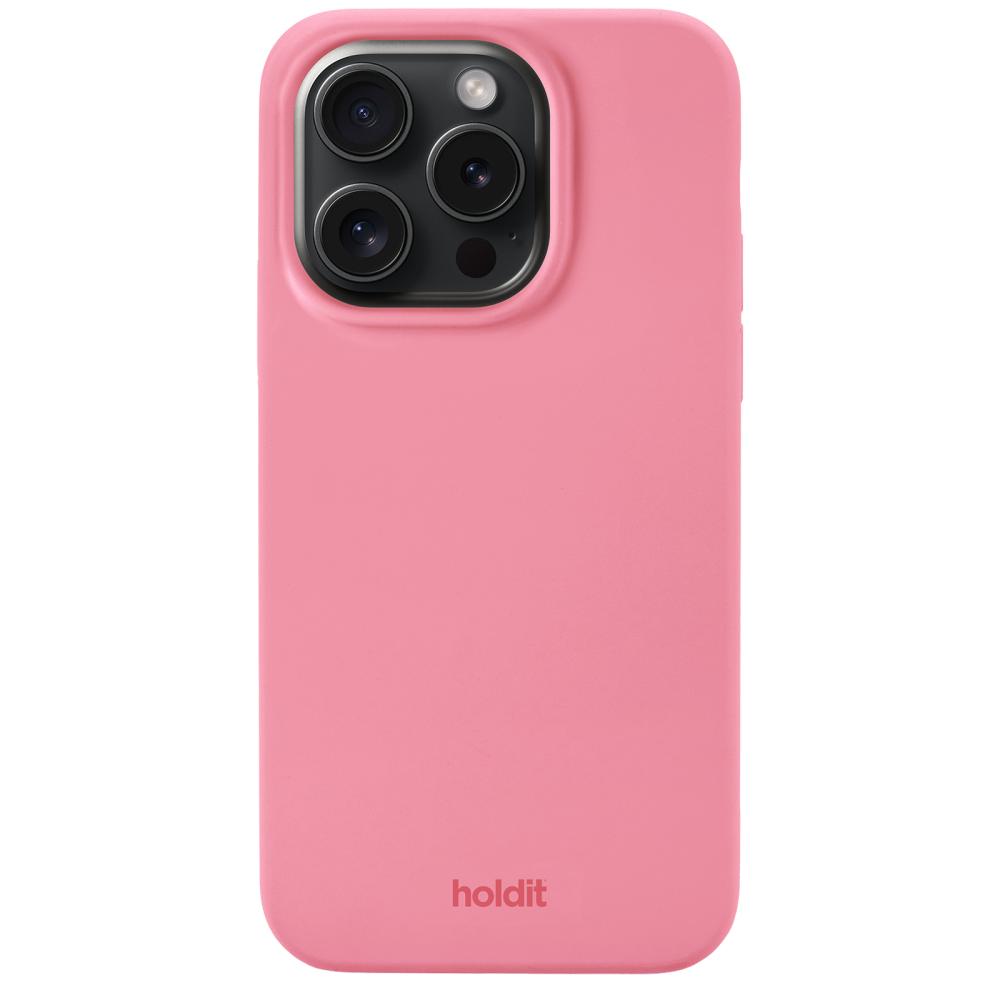 holdit holdit iPhone 15 Pro Mobilskal Silikon Rouge Pink