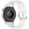  Klockarmband 20 mm Silikon Wave Design Vit