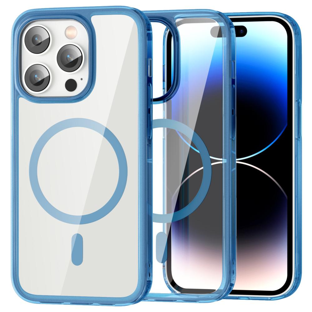 ColorPop ColorPop iPhone 14 Pro Max Skal CH MagSafe Transparent/Mörk Blå