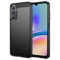  Samsung Galaxy A05s 4G Skal Borstad St&aring;l Textur Svart