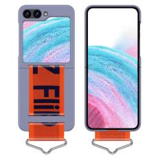  Samsung Galaxy Z Flip 5 Skal B&auml;lte Lila/Orange