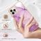  iPhone 15 Pro Skal Marmor TPU Lila