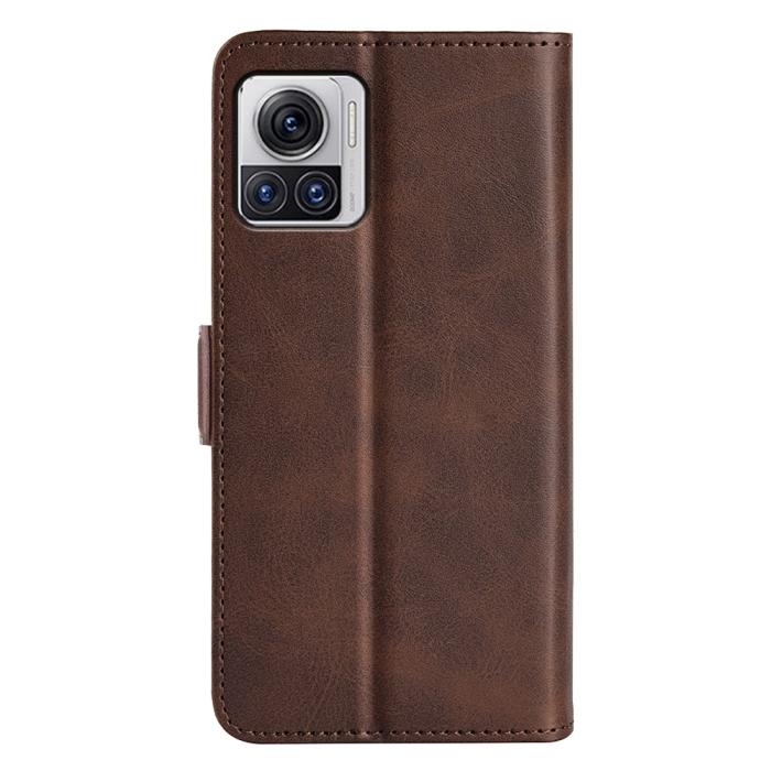 Bild 6,  Motorola Edge 30 Ultra 5G Fodral Magnetisk Stängning Brun