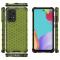  Samsung Galaxy A52 / A52s - Armor Honeycomb Textur Skal - Grön