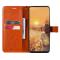  iPhone 13 Pro Max - Butterfly Läder Fodral - Orange