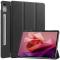  Lenovo Tab P12 Fodral Tri-Fold Läder Svart