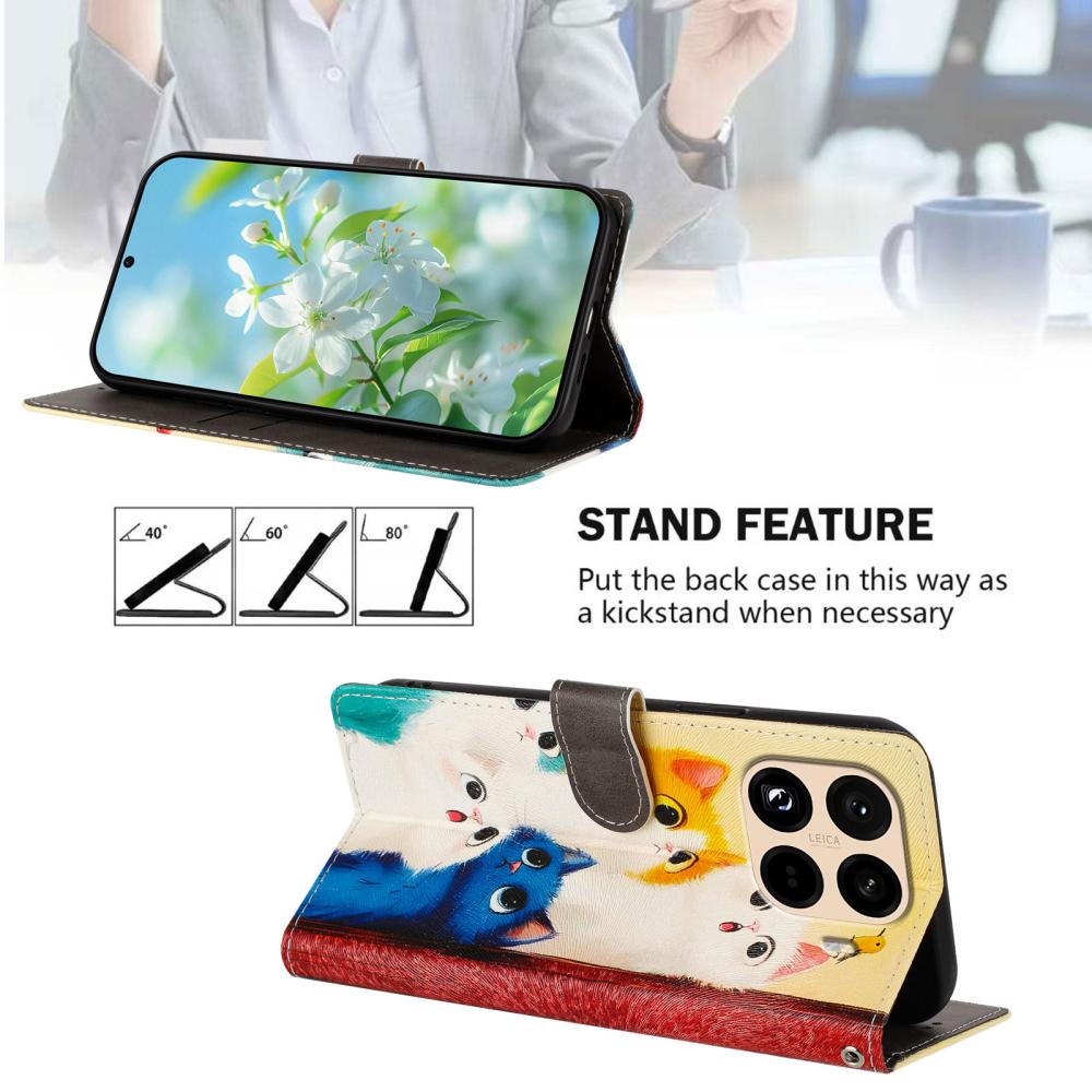  Xiaomi 15T Pro Fodral Med Tryck Katter