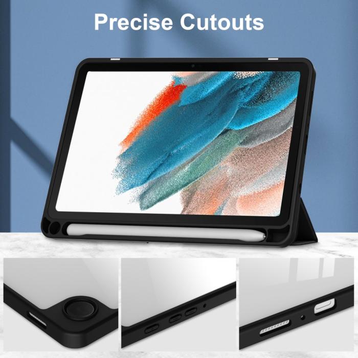 Bild 2,  Samsung Galaxy Tab A9 Fodral Hybrid Pennhållare Svart