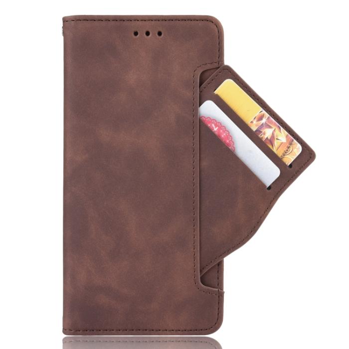 Bild 3,  Samsung Galaxy S21 FE Fodral Med Avtagbart Kortfodral Brun